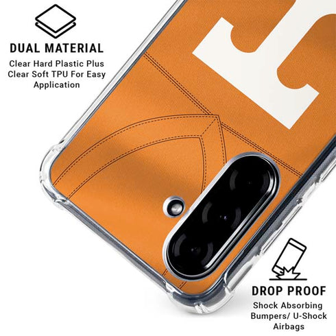 University of Tennessee Orange Jersey Galaxy A36 5G Clear Case
