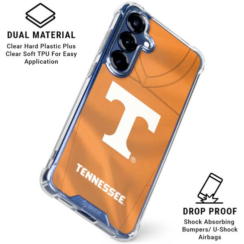 University of Tennessee Orange Jersey Galaxy S25 FE Clear Case
