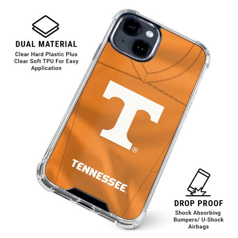 University of Tennessee Orange Jersey iPhone 14 Plus Clear Case