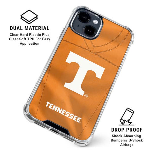 University of Tennessee Orange Jersey iPhone 15 Plus Clear Case