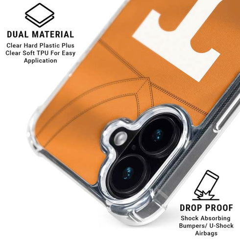 University of Tennessee Orange Jersey iPhone 16 Clear Case