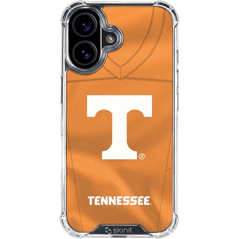 University of Tennessee Orange Jersey iPhone 16 Plus Clear Case