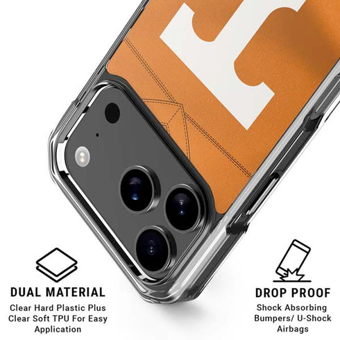 University of Tennessee Orange Jersey iPhone 18 Pro Clear Case