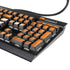 University of Tennessee Orange Jersey K95 RGB PLATINUM Mechanical Gaming Keyboard Skin