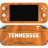 University of Tennessee Orange Jersey Nintendo Switch Lite Skin