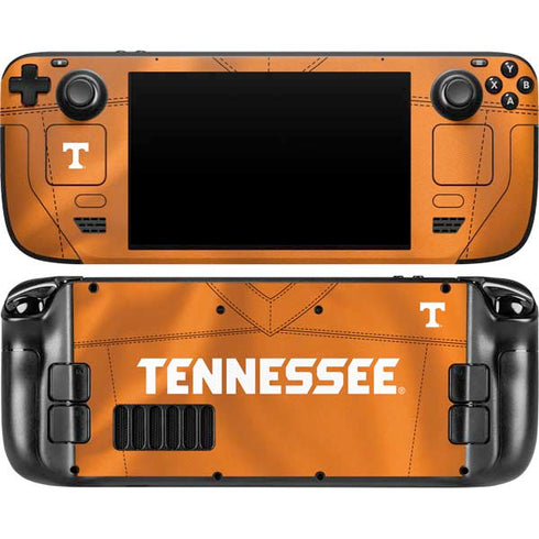 University of Tennessee Orange Jersey Steam Deck Handheld Gaming Computer OLED Skin