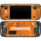 University of Tennessee Orange Jersey Steam Deck Handheld Gaming Computer OLED Skin