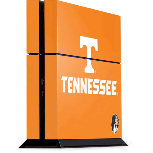 University of Tennessee-Knoxville T Logo on Orange PlayStation PS4 Skins
