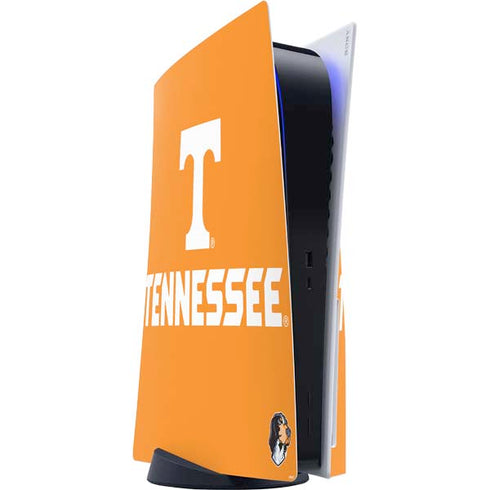University of Tennessee-Knoxville T Logo on Orange PlayStation PS5 Skins