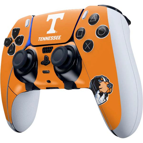 University of Tennessee-Knoxville T Logo on Orange PS5 DualSense Edge Pro Controller Skin