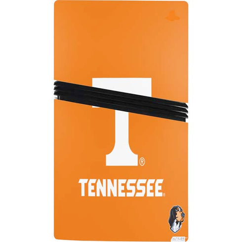 University of Tennessee-Knoxville T Logo on Orange PS5 Pro Console Skin