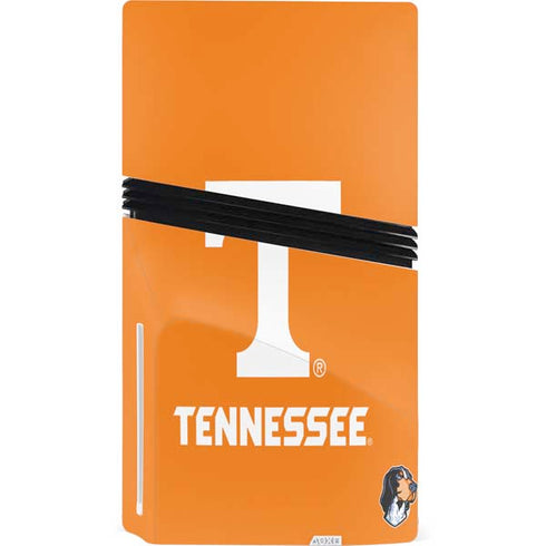 University of Tennessee-Knoxville T Logo on Orange PS5 Pro Disk Console Skin