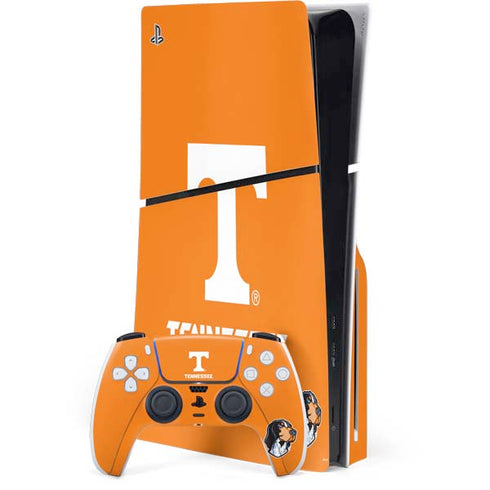 University of Tennessee-Knoxville T Logo on Orange PlayStation PS5 Skins