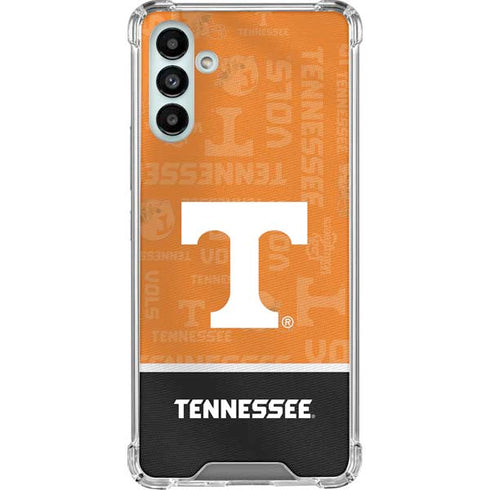 University of Tennessee Split Jersey Galaxy A13 5G Clear Case