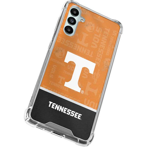 University of Tennessee Split Jersey Galaxy A14 5G Clear Case