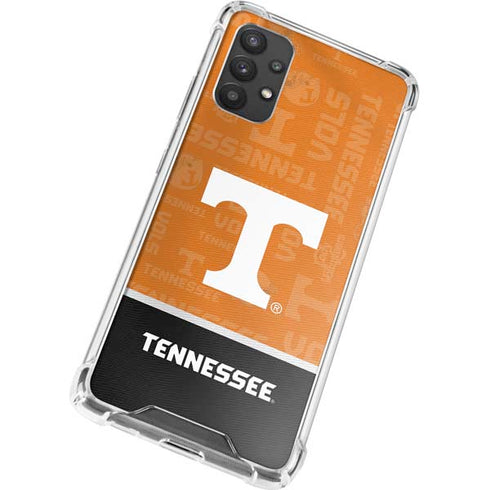 University of Tennessee Split Jersey Galaxy A32 5G Clear Case
