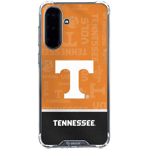 University of Tennessee Split Jersey Galaxy A36 5G Clear Case