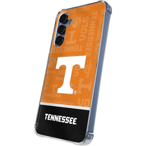 University of Tennessee Split Jersey Galaxy A55 5G Clear Case