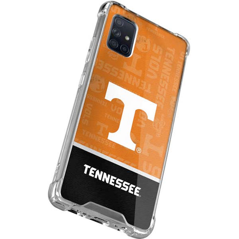 University of Tennessee Split Jersey Galaxy A71 5G Clear Case
