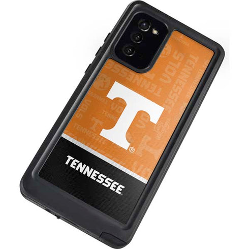 University of Tennessee Split Jersey Galaxy Note20 5G Waterproof Case