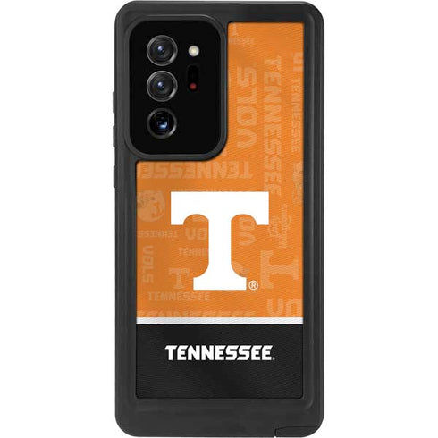University of Tennessee Split Jersey Galaxy Note20 Ultra 5G Waterproof Case