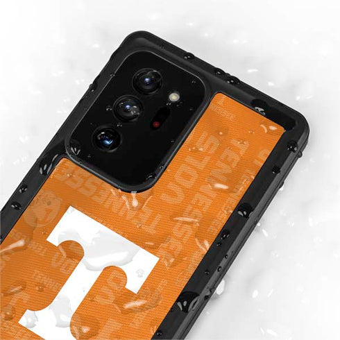 University of Tennessee Split Jersey Galaxy Note20 Ultra 5G Waterproof Case
