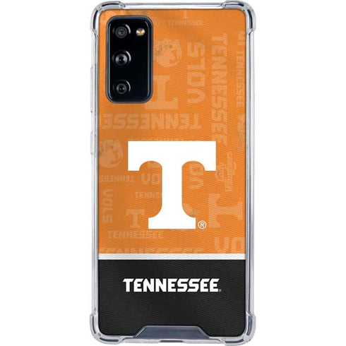 University of Tennessee Split Jersey Galaxy S20 FE Clear Case
