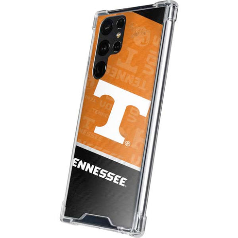 University of Tennessee Split Jersey Galaxy S22 Ultra Clear Case