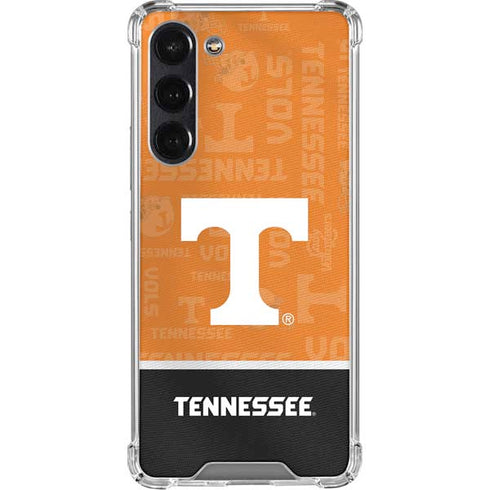 University of Tennessee Split Jersey Galaxy S23 Plus Clear Case