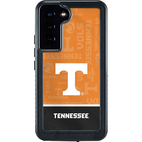 University of Tennessee Split Jersey Galaxy S23 Plus Waterproof Case