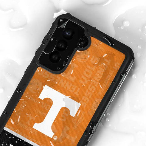 University of Tennessee Split Jersey Galaxy S23 Plus Waterproof Case