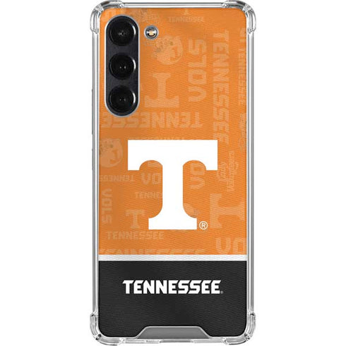University of Tennessee Split Jersey Galaxy S24 FE Clear Case