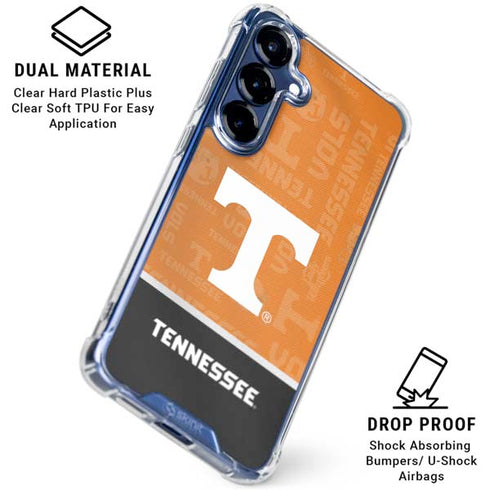 University of Tennessee Split Jersey Galaxy S25 Clear Case