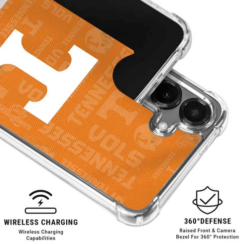 University of Tennessee Split Jersey Galaxy S26 Clear Case