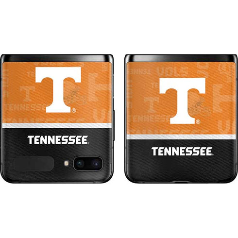 University of Tennessee Split Jersey Galaxy Z Flip Skin