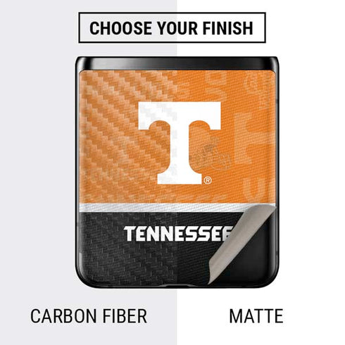 University of Tennessee Split Jersey Galaxy Z Flip Skin