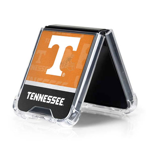 University of Tennessee Split Jersey Galaxy Z Flip5 5G Clear Case