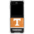 University of Tennessee Split Jersey Galaxy Z Flip6 Clear Case