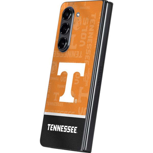University of Tennessee Split Jersey Galaxy Z Fold5 5G Skin