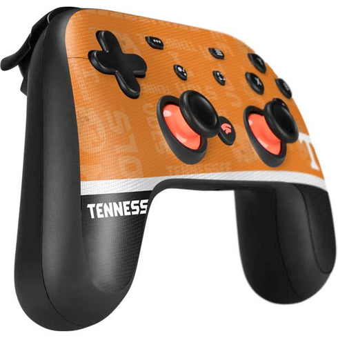 University of Tennessee Split Jersey Google Stadia Controller Skin