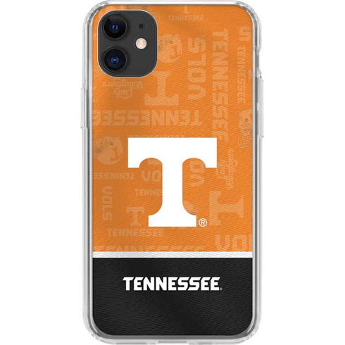 University of Tennessee Split Jersey iPhone 11 Clear Case