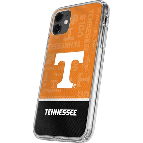 University of Tennessee Split Jersey iPhone 11 Clear Case