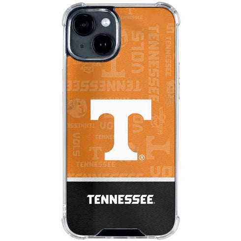 University of Tennessee Split Jersey iPhone 14 Plus Clear Case