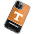 University of Tennessee Split Jersey iPhone 14 Pro Clear Case