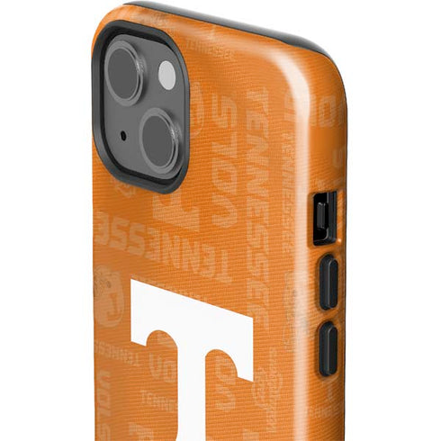 University of Tennessee Split Jersey iPhone 15 Plus Impact Case