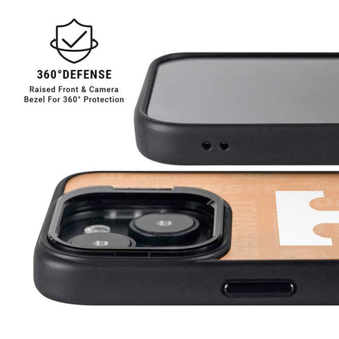 University of Tennessee Split Jersey iPhone 15 Plus Kickstand Case