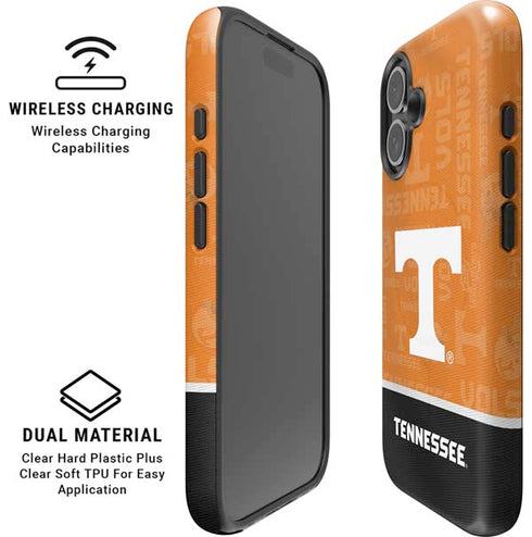 University of Tennessee Split Jersey iPhone 16 Magsafe Impact Case