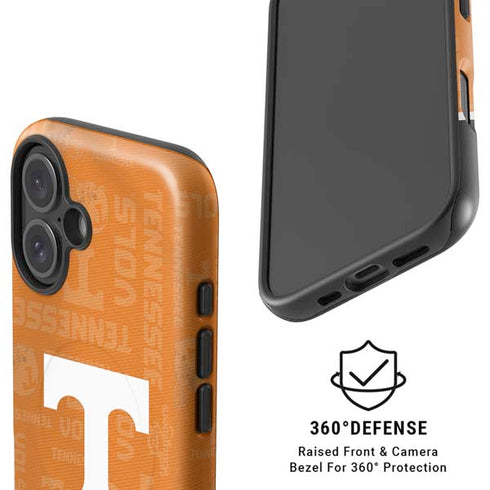 University of Tennessee Split Jersey iPhone 16 Plus Magsafe Impact Case