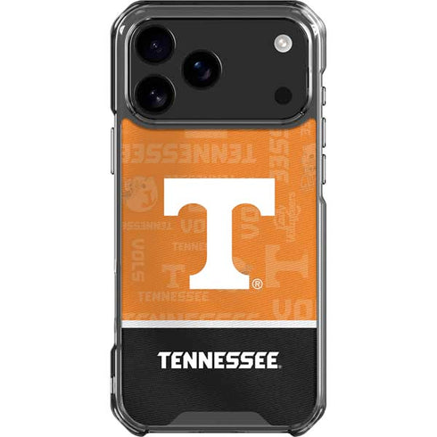 University of Tennessee Split Jersey iPhone 18 Pro Max Clear Case