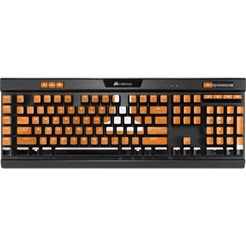 University of Tennessee Split Jersey K95 RGB PLATINUM Mechanical Gaming Keyboard Skin